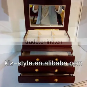 High Quality Wood Jewelry Cases thumbnail-1