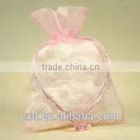 Fabric Printing Drawstring Bag,Personalized Organza Bags Pouch/custom Printed Silk Organza Bag Pouch thumbnail-6