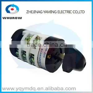 HZ5B-20/3 for Dismantling Machine Only Electrical Changeover Rotary Cam Combination Switch Three Poles 20A Sliver Point Contacts thumbnail-1