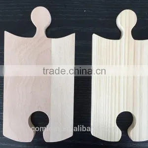 Wooden Puzzle Party Platter/Serving Board Set of 2 thumbnail-1