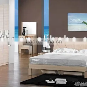 Modern China Melamine Medroom Furniture Set thumbnail-1