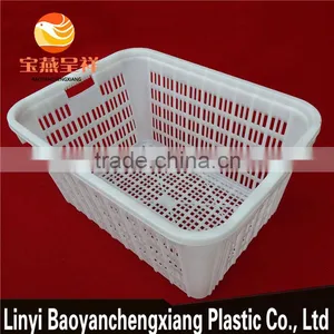 690x500x360mm Plastic Container Basket Box Crate Soft Shell Crab Farm for Transportation thumbnail-2