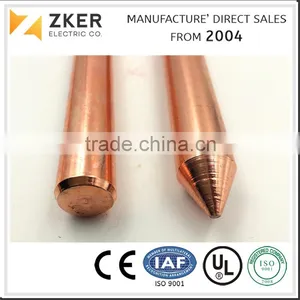 Xinchang Shaoxing Zhejiang China Good Quality Copper Earth Rod thumbnail-1