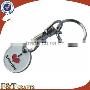 High Quanlity Promotional Trolley/ Coinscustom Cheap Metal for Supermarket Trolley Coin/trolley Coins Wishbone Fitting thumbnail-2