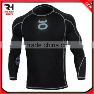 Custom Printed Blank Rash Guard, MMA Rash Guard for Mens thumbnail-1