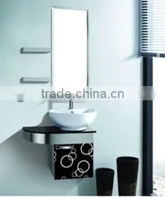 Wall-mounted Stainless Steel Simple Bathroom Cabinet 812 thumbnail-1