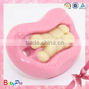 China Manufacturer High Quality Pink Color Design for Baby Soothie Pacifier Funny Pacifier Babies thumbnail-2