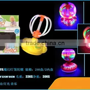 Cheaper Spinning Top Toy Plastic Spinning Top Toy Spinning Top With Light Music New Product thumbnail-1