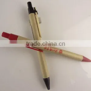 Different Colors Plastic Ball Point Pen,wood Pen thumbnail-1