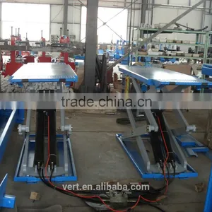 4-cylinders Hydraulic Ground Mounted Full Rise Scissor Lift With Slope VTS601 thumbnail-2