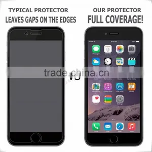 Titanium Alloy Full Cover Tempered Glass Screen Protector ,Clear 3D Curved Edge Tempered Glass Screen Protector for IPhone 6 thumbnail-3