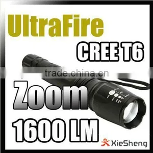 7-mode 1600 Lumen Focus Zoom Led Torch Flashlight 2pc 18650 Battery Rechargeable Led Torch thumbnail-4