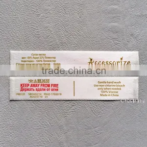 China Garment Trademark Factory for Washing Care Country Origin Label thumbnail-3