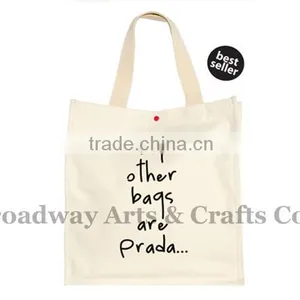 2016 Fashion Customized Recycle Organic Canvas Bag Wholesale thumbnail-4