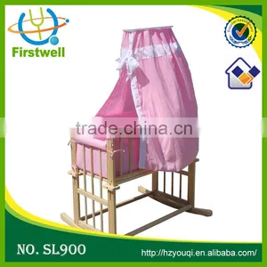 Relaxing Quality Nature Baby Colorful Cot Bed thumbnail-1