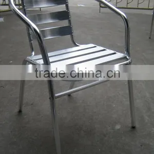 0503outdoor Garden Aluminum Good Quality Stackable Dining Table and Chair Set YC001 YT1 thumbnail-3