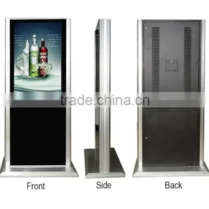 Outdoor Touch Screen Kiosk,Lcd Screen Advertising With Protection Layer of Ultrathin, High Light Perfectly Clear Tempered Glass thumbnail-4