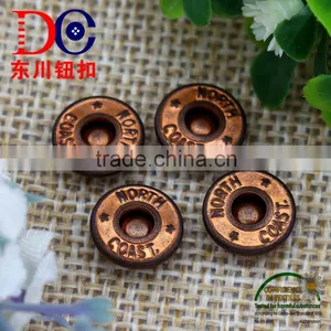 Nipple Down Brass Rivet Button With Design for Jean Denim Jacket thumbnail-5