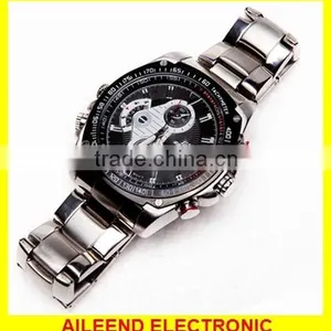 HD 1080P Watch Camera 8GB Hidden Security Camera Audio Video Recorder Mini DVR Sport Watch thumbnail-1