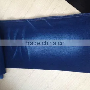 Indigo Knit Springy Denim Fabric:340gsm 54%cotton 27%polyester 15%nylon4%spandex Indigo Knit Denim Fabric From Changzhou China thumbnail-2