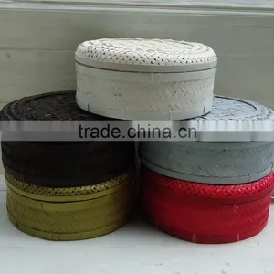 Vietnam Handicraft Bamboo Box Basket, Storage and Decoration Basket for Home, thumbnail-1