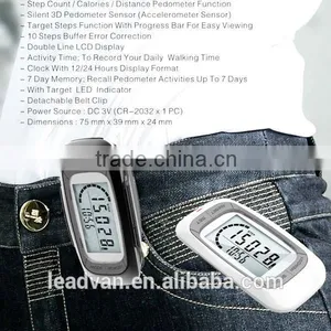 Walking 3D Pedometer Activity Goal Calorie Fitness Tracker Quality Choice thumbnail-5