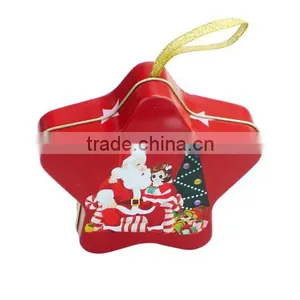 Star Shape Chrismas Tree's Decorations Tin Package thumbnail-3