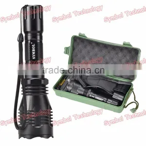 Symbol High Quality Aluminum Rechargeable LED Flashlight Portable Led Torch thumbnail-5