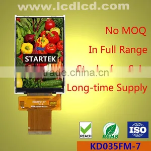 3.5 Inch 320*480, ILI9486L, Full Viewing Angle, Sunlight Readable, 8/9/16/18 MCU, 16/18 RGB, 3/4 SPI Interface IPS LCD Module thumbnail-1