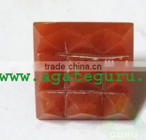 Red Carnelian Vastu Pyramid thumbnail-1