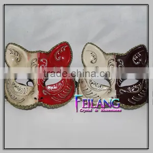 Full Face Christmas Venetian Mask thumbnail-2