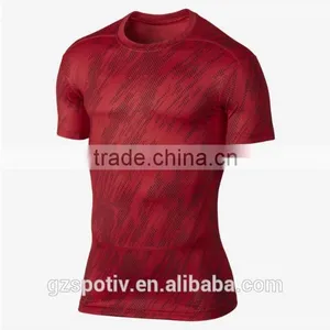Wholesale Newest Custom Sublimated Compression Shirt thumbnail-1