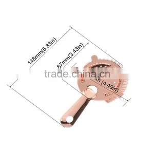 4 Prong Copper Plated Bar Utensils thumbnail-3