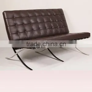 Luxury Design Barcelona Sofa 2 Seat for Living Room thumbnail-1