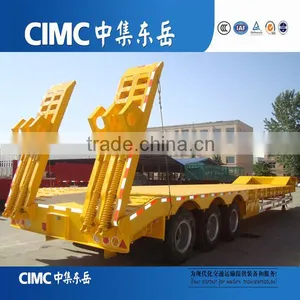 CIMC 60 Ton Low Bed Truck Semi Trailer thumbnail-4
