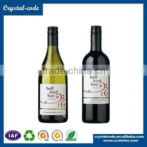 Whlesale Private Label Wine Bottle Metal Custom Shape Wine Neck Adhesive Wine Sticker thumbnail-4