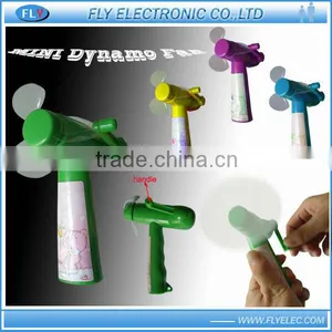 Mini Hand Dynamo Fan thumbnail-1