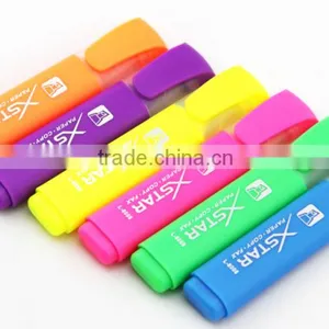 Normal Size Multi-color Flat Barrel Highlighter Pen thumbnail-2