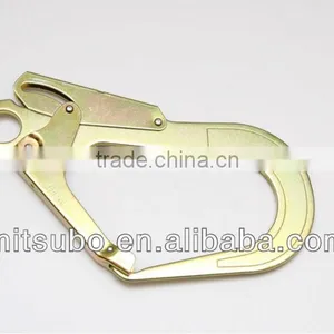 2" Stainless Steel Electrician Lanyard Belt Carabiner Scafolding Hook thumbnail-1