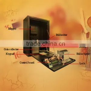 CE Approved Wall Mounted Currency Exchange Machine Bill Coin Changer thumbnail-3