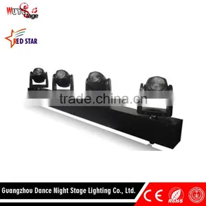 Colorful/White Beam 4 Heads Mini LED Moving Head Light Professional Stage Lighting thumbnail-5
