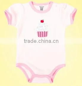 Summer Short Sleeve Baby Bodysuit thumbnail-1