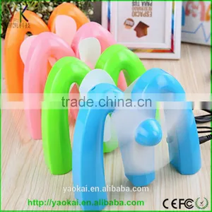 Portable M-Shaped USB Rechargeable Battery Mini Fan For Desktop thumbnail-4