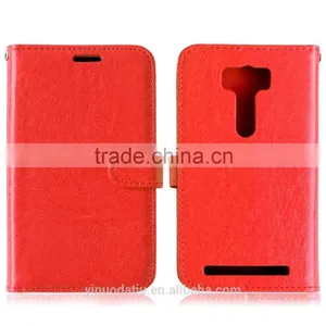 Cell Phone PU Leather Flip Card-slot Case for ASUS ZenFone 2 Laser ZE500KL thumbnail-3