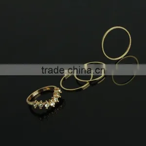 Dimand Thin Four Finger Ring Custom thumbnail-2