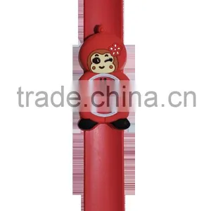 Charm and Cute Animal Style Silicone Kids Slap Bracelet Watch thumbnail-2