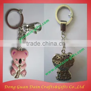2016 New Style High Quality Zinc Alloy Keychains With Gliter thumbnail-3