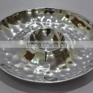 Aluminium Hammered Metal Chip & Dip thumbnail-3
