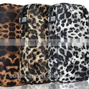 Fashion 64 Capacity Leopard Grain PU Leather Cover CD DVD Bag CD DVD Storage Bag Car Disc Case thumbnail-1