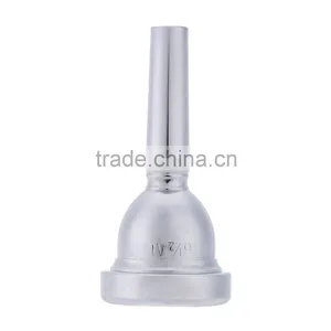 Nickel-Plated Copper Alto Trombone Mouthpiece 6 1/2AL Small Shank thumbnail-5